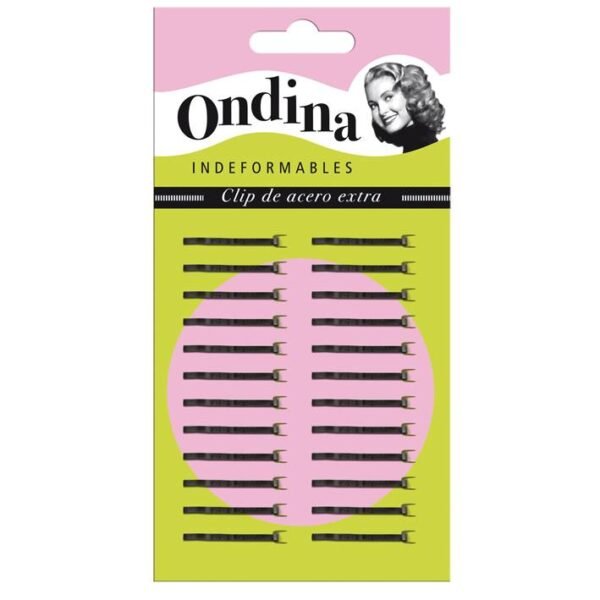 Cartón 24 MiniClips 2,5 cm Negro