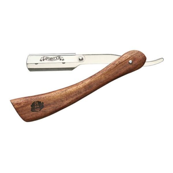 Navaja Rasurado Captain Cook Mango Madera