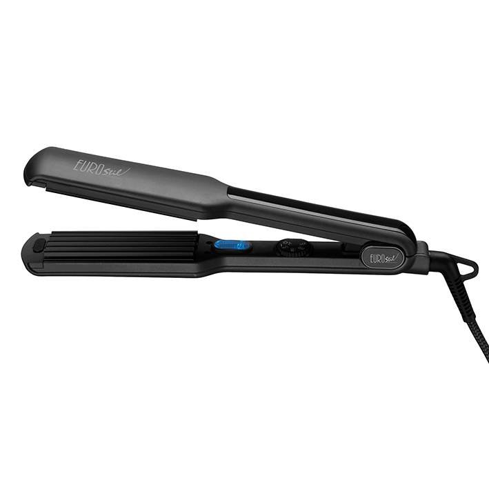 Plancha Frizzer Eurostil Negra