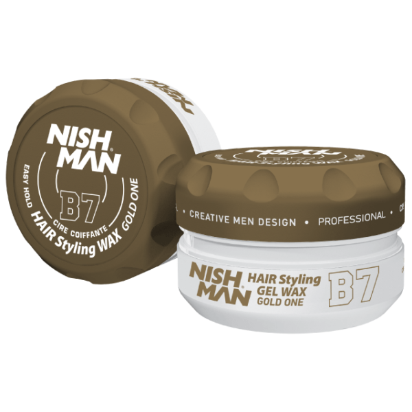 Nishman Aqua Hair Styling Wax B7 Gold One 150 ml